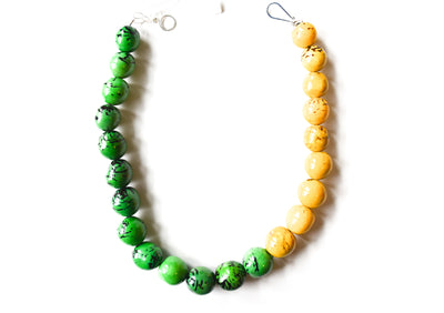 AfroMay Cayetano Necklace Green-Yellow