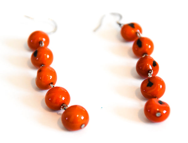 Long Acai Berry Earrings